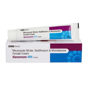 Miconazole Nitrate, Nadifloxacin & Mometasone Furoate Cream