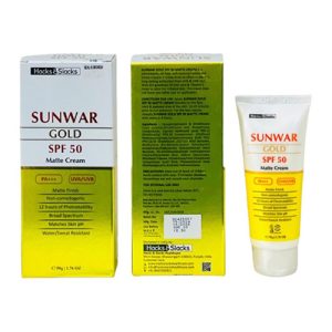 Sunwar Gold SPF 50 Matte cream